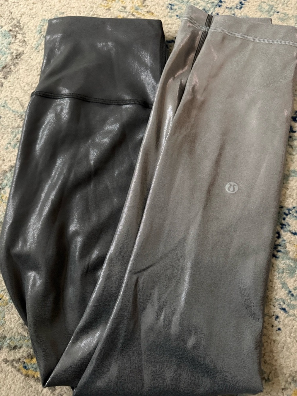 Lululemon Wunder Train High-Rise Tight 25" *Foil Size 6 
Gradient Foil Grey